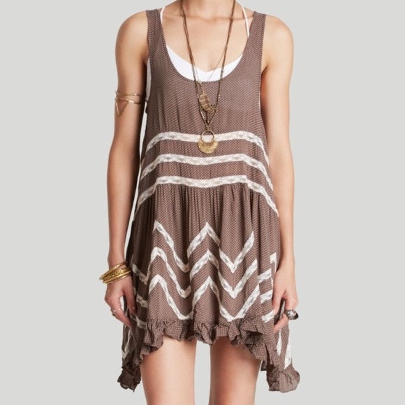 Free People, Voile Trapeze Dress - Picture 2 of 8
